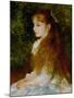 Little Irene, Portrait of the 8 Year-Old Daughter of the Banker Cahen D'Anvers, 1880-Pierre-Auguste Renoir-Mounted Giclee Print