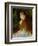 Little Irene, Portrait of the 8 Year-Old Daughter of the Banker Cahen D'Anvers, 1880-Pierre-Auguste Renoir-Framed Premium Giclee Print