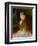 Little Irene, Portrait of the 8 Year-Old Daughter of the Banker Cahen D'Anvers, 1880-Pierre-Auguste Renoir-Framed Premium Giclee Print