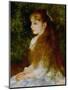Little Irene, Portrait of the 8 Year-Old Daughter of the Banker Cahen D'Anvers, 1880-Pierre-Auguste Renoir-Mounted Premium Giclee Print