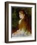 Little Irene, Portrait of the 8 Year-Old Daughter of the Banker Cahen D'Anvers, 1880-Pierre-Auguste Renoir-Framed Giclee Print