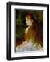 Little Irene, Portrait of the 8 Year-Old Daughter of the Banker Cahen D'Anvers, 1880-Pierre-Auguste Renoir-Framed Giclee Print