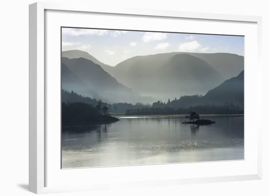 Little Island, Head of the Lake in November, Lake Ullswater-James Emmerson-Framed Photographic Print