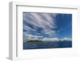 Little island off the coast of Rabaul, East New Britain, Papua New Guinea, Pacific-Michael Runkel-Framed Photographic Print