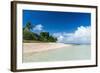 Little Island with a White Sand Beach in Haapai, Haapai Islands, Tonga, South Pacific, Pacific-Michael Runkel-Framed Photographic Print