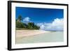 Little Island with a White Sand Beach in Haapai, Haapai Islands, Tonga, South Pacific, Pacific-Michael Runkel-Framed Photographic Print