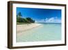 Little Island with a White Sand Beach in Haapai, Haapai Islands, Tonga, South Pacific, Pacific-Michael Runkel-Framed Photographic Print