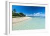 Little Island with a White Sand Beach in Haapai, Haapai Islands, Tonga, South Pacific, Pacific-Michael Runkel-Framed Photographic Print