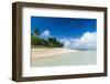 Little Island with a White Sand Beach in Haapai, Haapai Islands, Tonga, South Pacific, Pacific-Michael Runkel-Framed Photographic Print