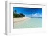 Little Island with a White Sand Beach in Haapai, Haapai Islands, Tonga, South Pacific, Pacific-Michael Runkel-Framed Photographic Print