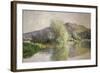 Little Islands at Port-Villez, 1883-Claude Monet-Framed Giclee Print