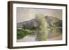 Little Islands at Port-Villez, 1883-Claude Monet-Framed Giclee Print