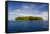 Little Islet in the Ant Atoll, Pohnpei, Micronesia, Pacific-Michael Runkel-Framed Stretched Canvas