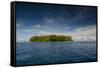 Little Islet in the Ant Atoll, Pohnpei, Micronesia, Pacific-Michael Runkel-Framed Stretched Canvas