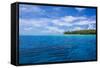 Little Islet in the Ant Atoll, Pohnpei, Micronesia, Pacific-Michael Runkel-Framed Stretched Canvas