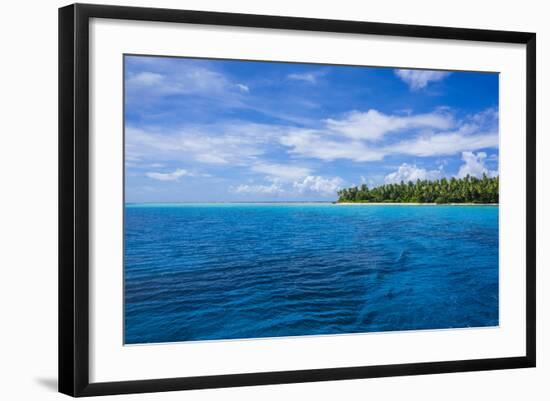 Little Islet in the Ant Atoll, Pohnpei, Micronesia, Pacific-Michael Runkel-Framed Photographic Print