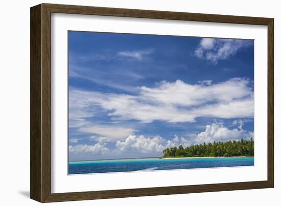 Little Islet in the Ant Atoll, Pohnpei, Micronesia, Pacific-Michael Runkel-Framed Photographic Print