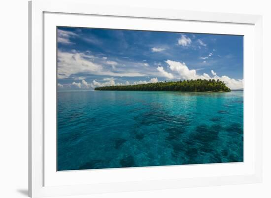 Little Islet in the Ant Atoll, Pohnpei, Micronesia, Pacific-Michael Runkel-Framed Photographic Print