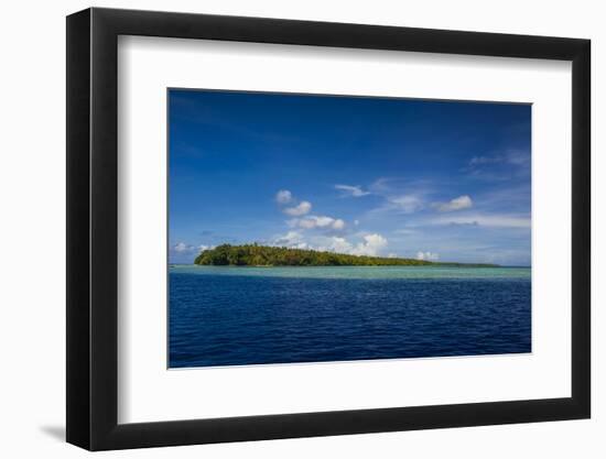 Little Islet in the Ant Atoll, Pohnpei, Micronesia, Pacific-Michael Runkel-Framed Photographic Print