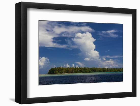 Little Islet in the Ant Atoll, Pohnpei, Micronesia, Pacific-Michael Runkel-Framed Premium Photographic Print