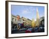 Little Italy, Columbus Avenue, North Beach, San Francisco, California, USA-Fraser Hall-Framed Photographic Print