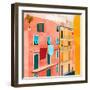 Little Italy Houses-Ana Rut Bre-Framed Giclee Print