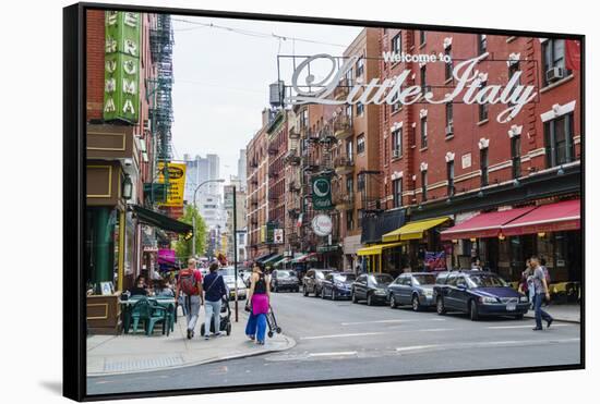 Little Italy, Manhattan, New York City, United States of America, North America-Fraser Hall-Framed Stretched Canvas