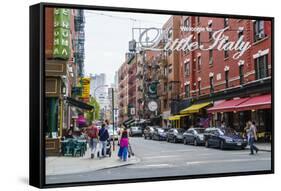 Little Italy, Manhattan, New York City, United States of America, North America-Fraser Hall-Framed Stretched Canvas