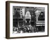 Little Italy, Street Altar to Our Lady of Help, Mott St., New York, 1908-null-Framed Photo