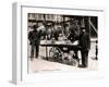 Little Italy - Street Vendor with Wares Displayed on a Handcart During a Festival, New York, 1908-null-Framed Photo