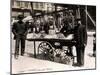 Little Italy - Street Vendor with Wares Displayed on a Handcart During a Festival, New York, 1908-null-Mounted Photo