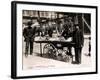 Little Italy - Street Vendor with Wares Displayed on a Handcart During a Festival, New York, 1908-null-Framed Photo