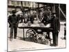 Little Italy - Street Vendor with Wares Displayed on a Handcart During a Festival, New York, 1908-null-Mounted Photo