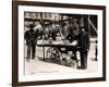 Little Italy - Street Vendor with Wares Displayed on a Handcart During a Festival, New York, 1908-null-Framed Photo