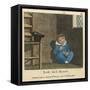Little Jack Horner Sat in a Corner Eating a Christmas Pie-null-Framed Stretched Canvas