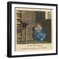 Little Jack Horner Sat in a Corner Eating a Christmas Pie-null-Framed Art Print