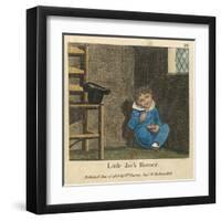 Little Jack Horner Sat in a Corner Eating a Christmas Pie-null-Framed Art Print