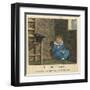 Little Jack Horner Sat in a Corner Eating a Christmas Pie-null-Framed Art Print