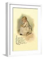 Little Jack Horner-Maud Humphrey-Framed Art Print