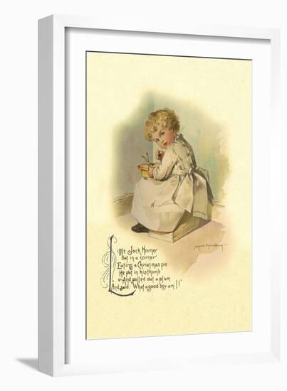 Little Jack Horner-Maud Humphrey-Framed Art Print