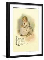 Little Jack Horner-Maud Humphrey-Framed Art Print