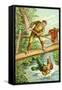 Little John and Robin Hood-null-Framed Stretched Canvas