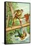 Little John and Robin Hood-null-Framed Stretched Canvas