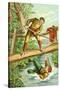 Little John and Robin Hood-null-Stretched Canvas