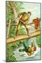 Little John and Robin Hood-null-Mounted Art Print