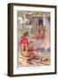 Little John and the Forester, C.1920-Walter Crane-Framed Giclee Print