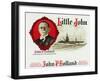 Little John Brand Cigar Box Label, John P. Holland, Inventor of the Submarine-Lantern Press-Framed Art Print