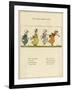 Little Jumping Girls-Kate Greenaway-Framed Art Print