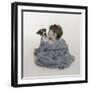 Little Kid and Dog-Nora Hernandez-Framed Giclee Print