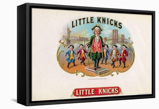 Little Knicks-Art Of The Cigar-Framed Stretched Canvas